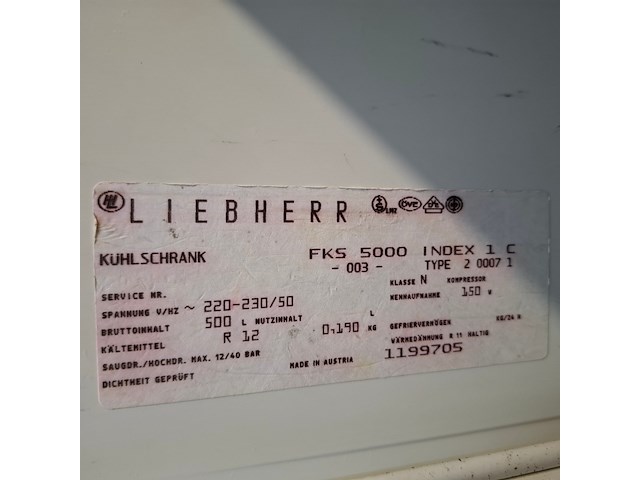 Koeler, liebherr, fks5000 - afbeelding 5 van  5