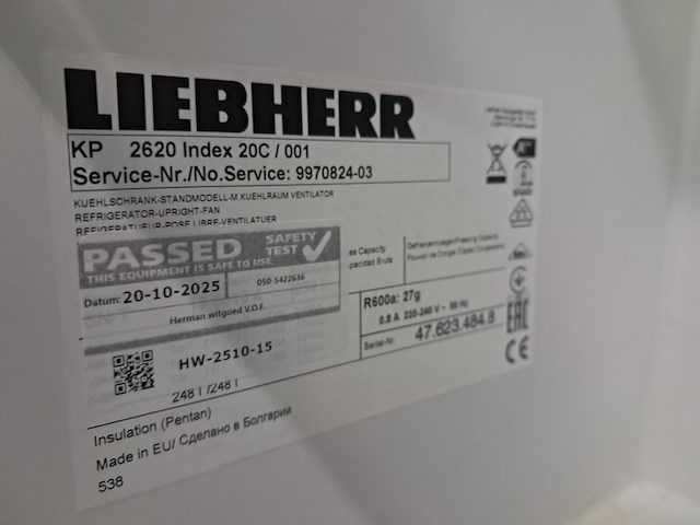 Koeler, liebherr, kp2620 - afbeelding 9 van  9