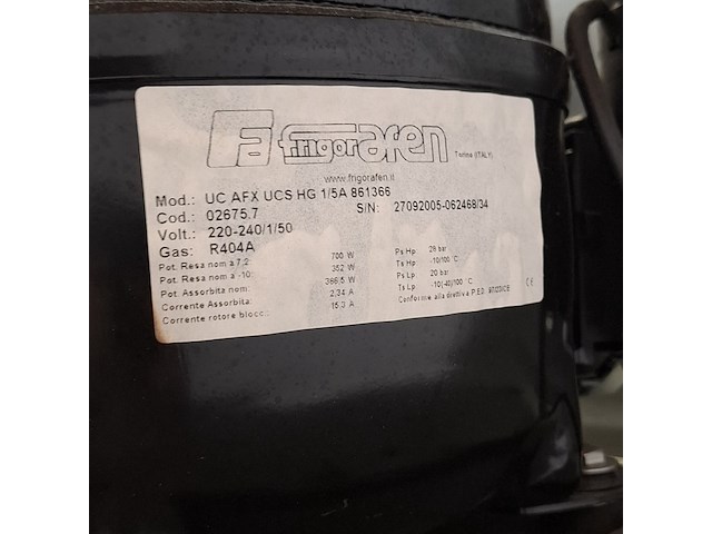Koeling, frigor, uc afx ucs hg 1/5a 861366 - afbeelding 10 van  11