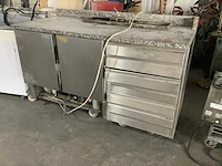 Koeling met pizza werkblad - refrigerated table