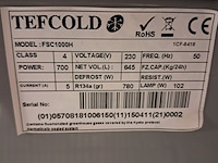 Koeling unit dranken, tefcold, fsc1000h - afbeelding 9 van  10