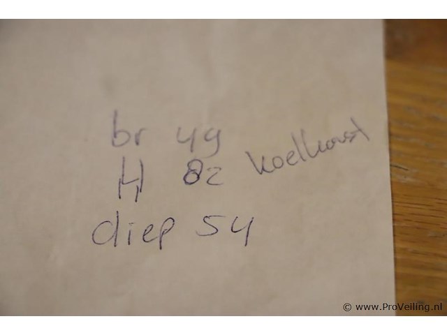 Koelkast - 49x54x82cm - afbeelding 3 van  3