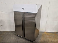 Koelkast - gastro inox - dubbeldeurs koeling