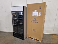 Koelkast - tefcold - fsc891h - dubbeldeurs glas