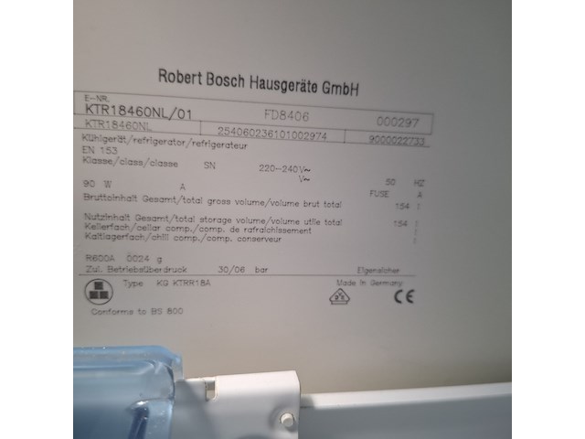 Koelkast bosch, ktr18460nkl/1 fd8406 - afbeelding 7 van  10
