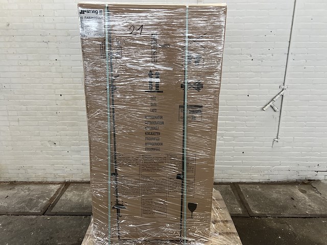 Koelkast (combi) smeg, fab28rduj5, blauw/rood/wit - afbeelding 4 van  4