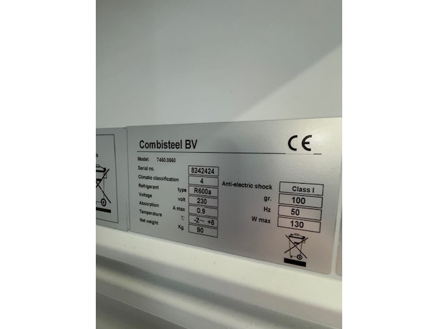 Koelkast combisteel, 74500560, rvs - afbeelding 6 van  10