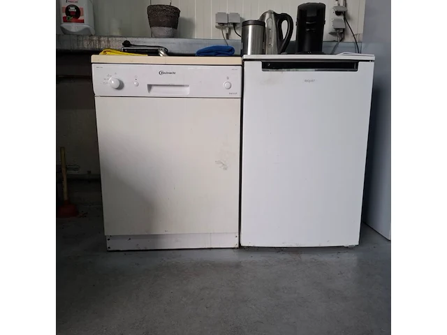 Koelkast met vaatwasser exquisit, bauknecht, ks15-4-e-e40ew, gsfs 6420 - afbeelding 1 van  8