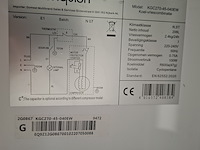 Koelkast met vriesvak, exquisit, kgc270-45-040ew, wit - afbeelding 8 van  8