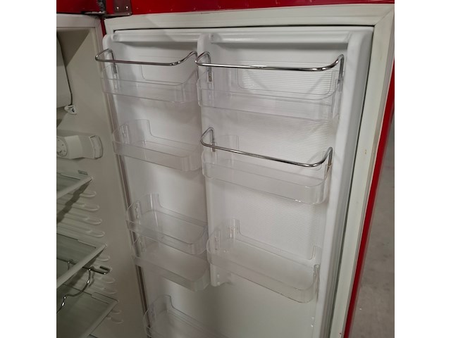 Koelkast met vriesvak, smeg, fab28rg1, rood - afbeelding 9 van  12
