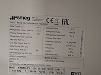 Koelkast met vriesvak, smeg, fab50lsv - nofrost, grijs / chroom - afbeelding 2 van  11