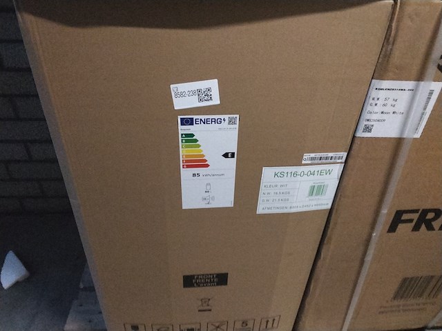 Koelkast tafelmodel met vriesvak, ks116-0-041ew, wit - afbeelding 2 van  5