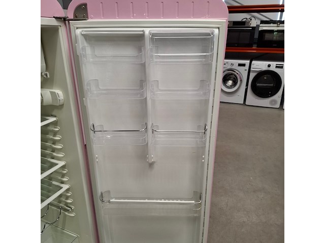 Koelkast + vriesvak, smeg, s28strp4, roze - afbeelding 7 van  8