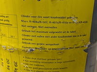 Koelmiddel afpompunit met 3x gasfles r-32 diflormethaan, cps, tr500e - afbeelding 7 van  15