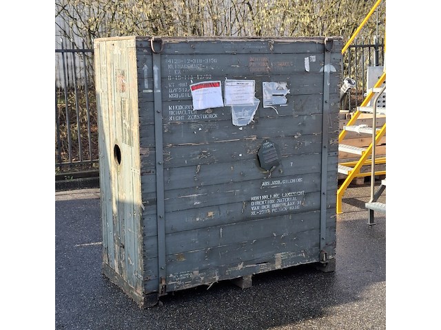 Koelmotor in houten transportkist - afbeelding 5 van  14