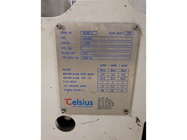 Koelschroef, celsius, cwu600, 2011 - afbeelding 5 van  22