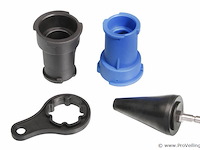 Koelsysteemtester / druktester - 28-delige set - incl. koffer - afbeelding 8 van  8