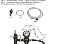 Koelsysteemtester / druktester - 28-delige set - incl. koffer - afbeelding 2 van  8