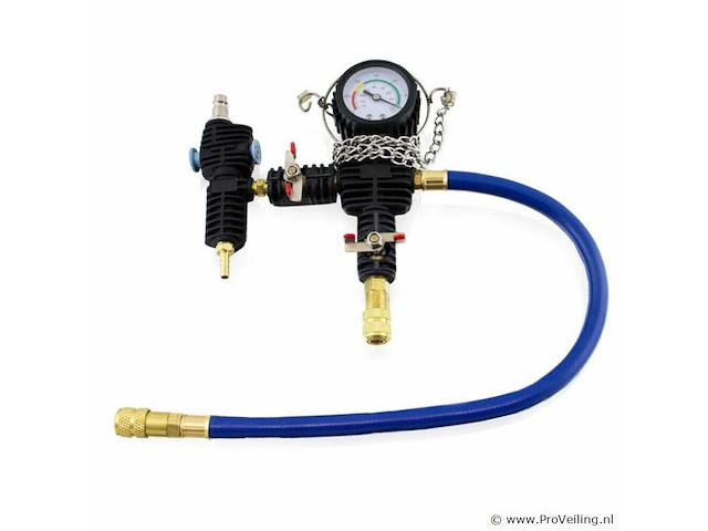 Koelsysteemtester / meetapparaat 23-delig incl. koffer & toebehoren - afbeelding 7 van  8