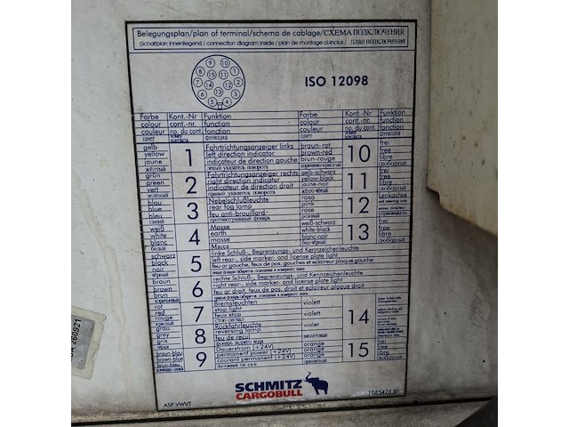 Koeltrailer, schmitz cargobull, sko, 2015 - afbeelding 31 van  44