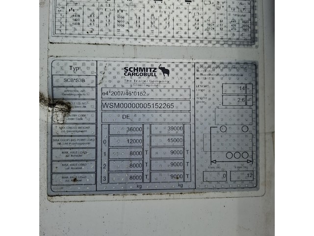 Koeltrailer, schmitz cargobull, sko, 2015 - afbeelding 32 van  44