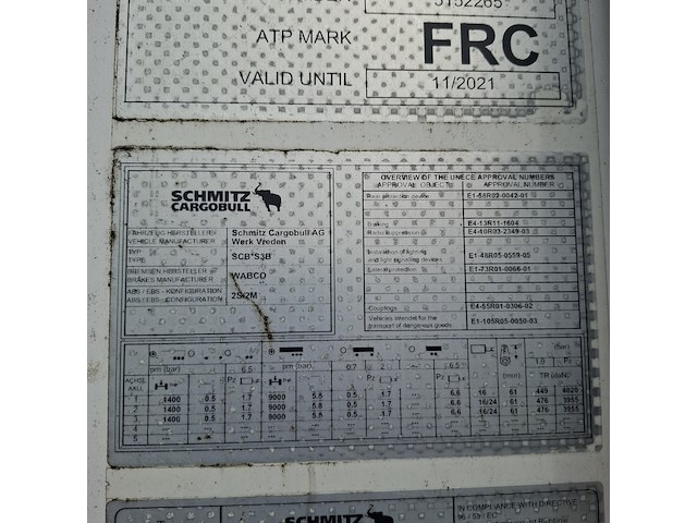 Koeltrailer, schmitz cargobull, sko, 2015 - afbeelding 33 van  44