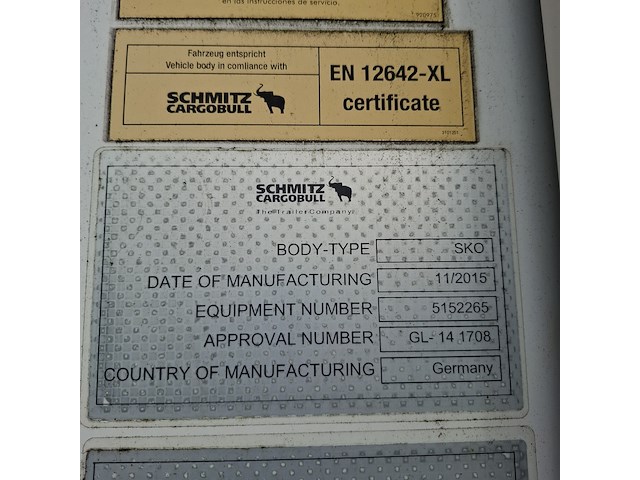 Koeltrailer, schmitz cargobull, sko, 2015 - afbeelding 36 van  44