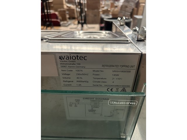 Koelvitrine 180x33x20, vaiotec, vrxh1800/330 - afbeelding 5 van  6