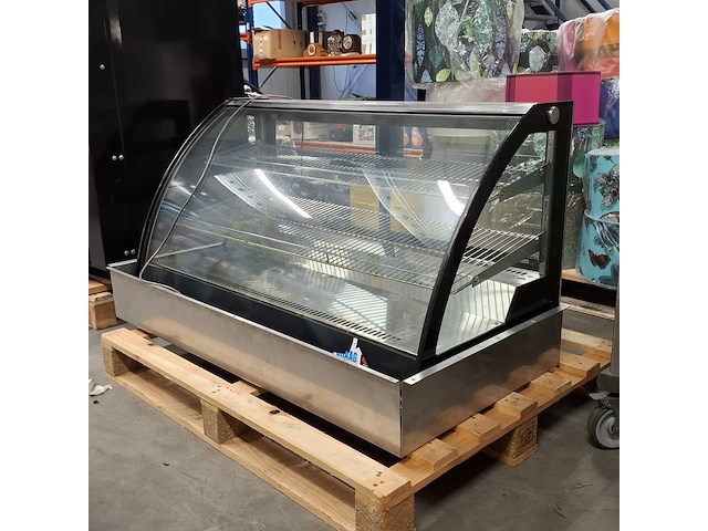 Koelvitrine groot, grijs / chroom, 2020 - afbeelding 1 van  11