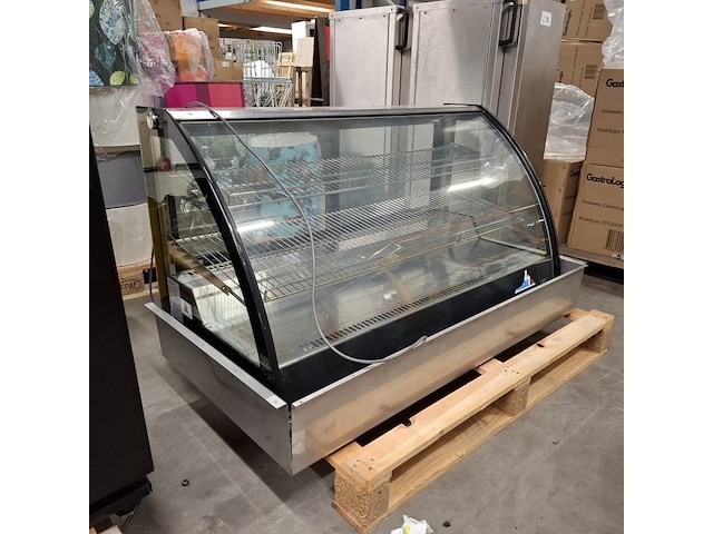 Koelvitrine groot, grijs / chroom, 2020 - afbeelding 5 van  11