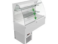 Koelvitrine, inoxfera, vvr7-ct-4, rvs / glas, 2024 - afbeelding 1 van  4