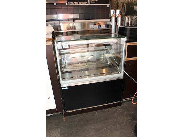 Koelvitrine mafirol met onderkoeling. afmeting 96 x 110 x 121 cm. - afbeelding 2 van  4