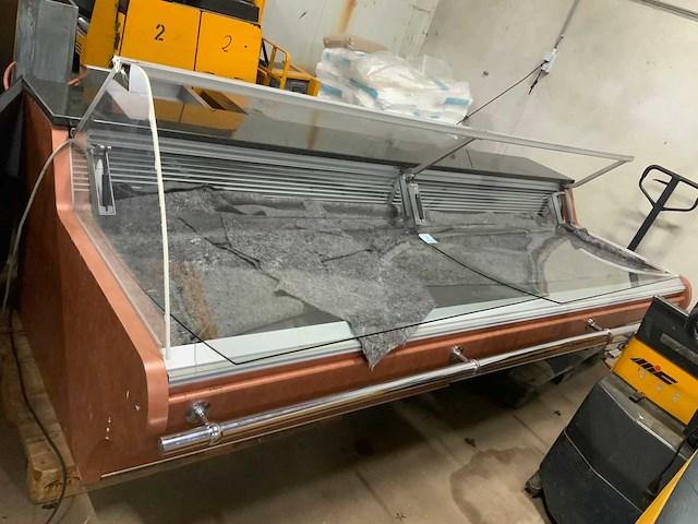 Koelvitrine met zwart marmeren werkblad - afbeelding 1 van  5