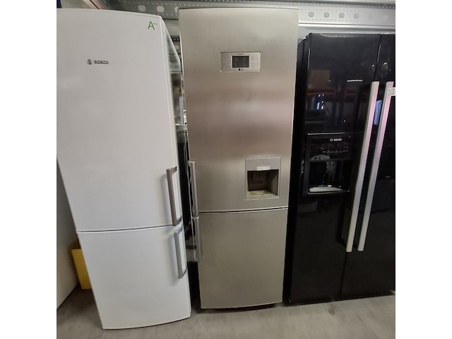 Koelvries combinatie a++, lg no frost, gcf399btqa, grijs / chroom - afbeelding 1 van  6