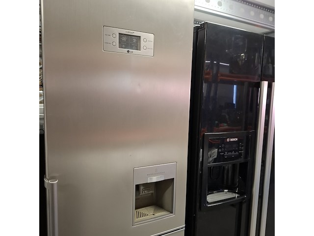 Koelvries combinatie a++, lg no frost, gcf399btqa, grijs / chroom - afbeelding 2 van  6
