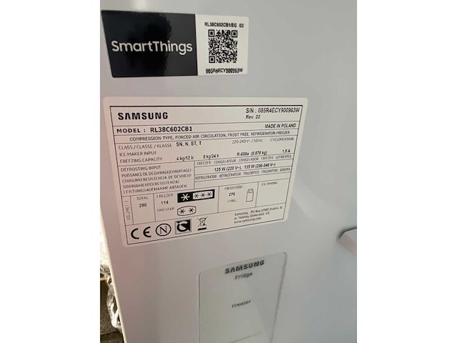 Koelvriescombinatie samsung rl38c602cb1 - afbeelding 2 van  4