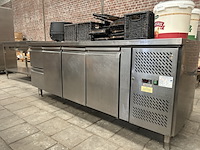 Koelwerkbank 123x70x88, gn4200tn - afbeelding 1 van  6