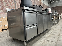 Koelwerkbank 123x70x88, gn4200tn - afbeelding 4 van  6