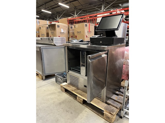 Koelwerkbank 2-deurs 90x70x86 cm - afbeelding 3 van  10