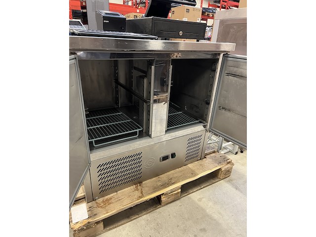 Koelwerkbank 2-deurs 90x70x86 cm - afbeelding 4 van  10