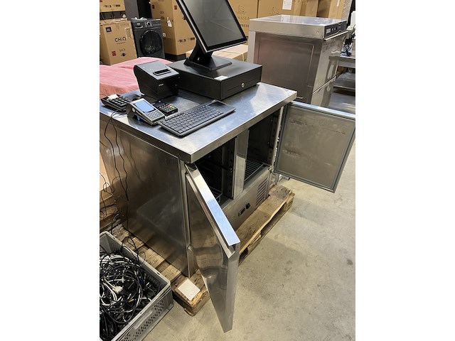 Koelwerkbank 2-deurs 90x70x86 cm - afbeelding 9 van  10