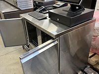 Koelwerkbank 2-deurs 90x70x86 cm - afbeelding 10 van  10
