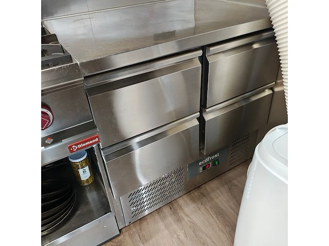 Koelwerkbank 4 lades, ecofrost - afbeelding 1 van  4