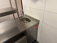 Koelwerkbank inclusief dubbeldeurs koeling / wasbak - afbeelding 5 van  5