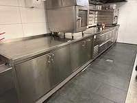 Koelwerkbank inclusief gekoelde lades