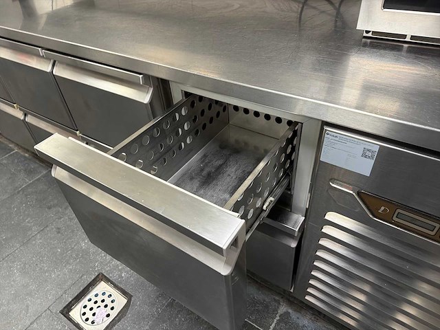 Koelwerkbank inclusief gekoelde lades - afbeelding 2 van  8