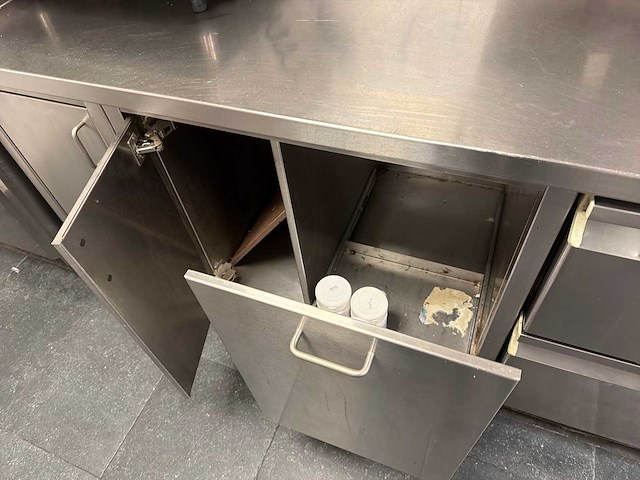 Koelwerkbank inclusief gekoelde lades - afbeelding 5 van  8