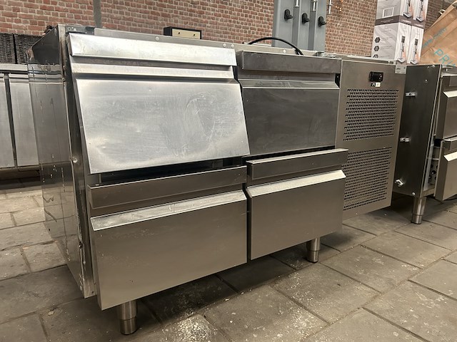 Koelwerkbank met 4 lades 135x63x88, il, tnmg2v2510 - afbeelding 1 van  5