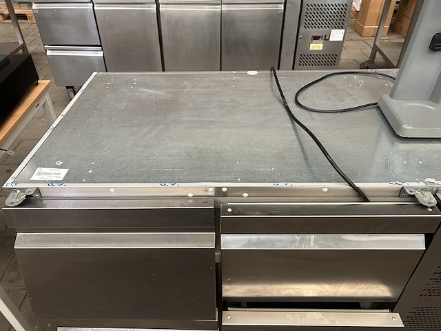 Koelwerkbank met 4 lades 135x63x88, il, tnmg2v2510 - afbeelding 3 van  5