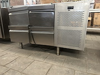 Koelwerkbank met 4 lades 135x63x88, il, tnmg2v2510 - afbeelding 1 van  7
